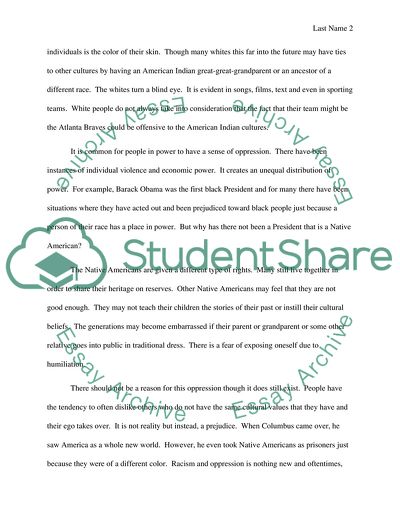 Connections about Struggling Rights of American Indians