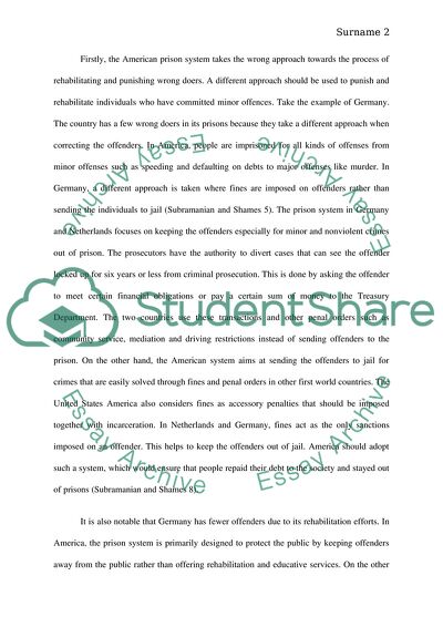 How Prison Systems Work in the US compared to other First World Countries