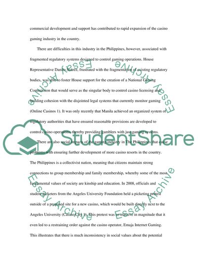 International Gaming Research Paper The Philippines