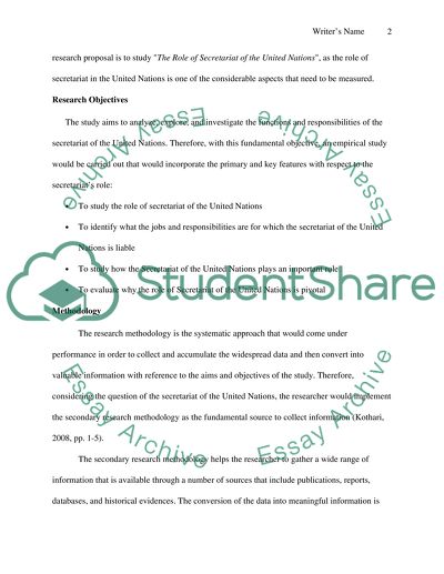 united nations research paper topics