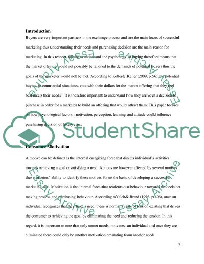 Buyer Behaviour Analysis