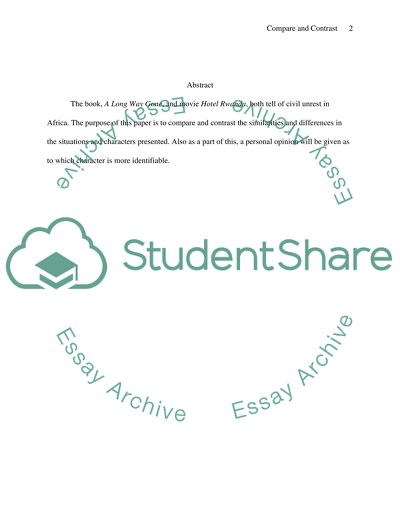 Comparing and contrasting