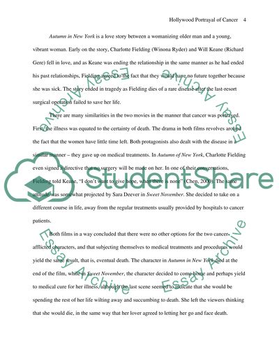 The Portrayals of Cancer in the Aforementioned Films