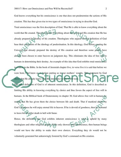 How can omniscience and free will be recociled