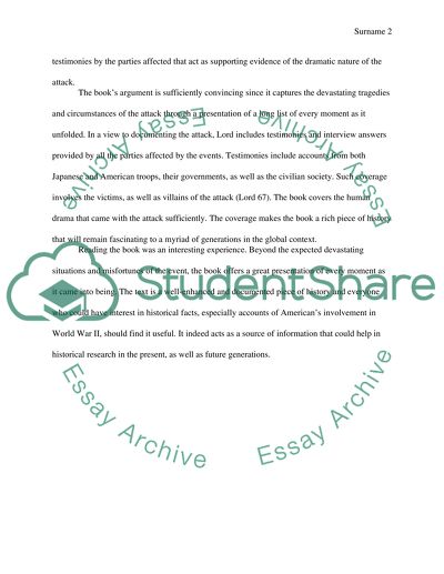 Book review - Day of Infamy