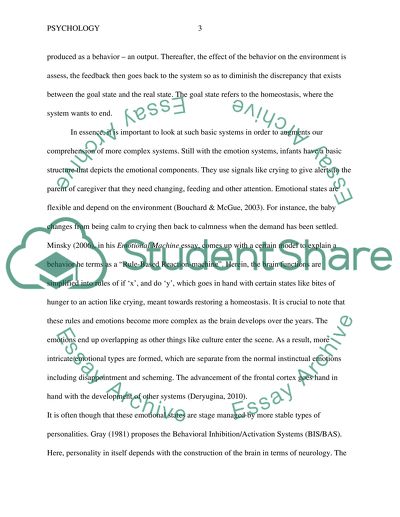 Emotional States vs Artificial Intelligence