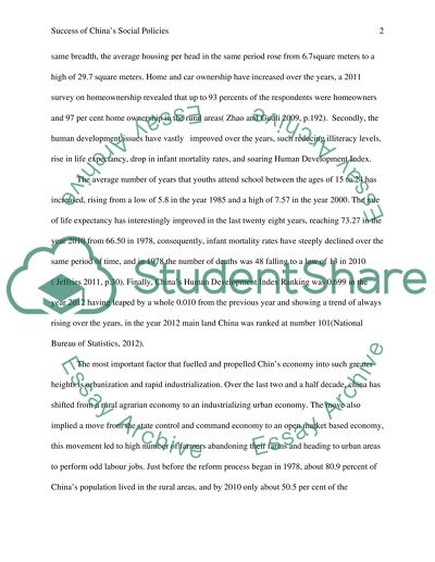 How successful have Chinese social policy reforms been since 1978