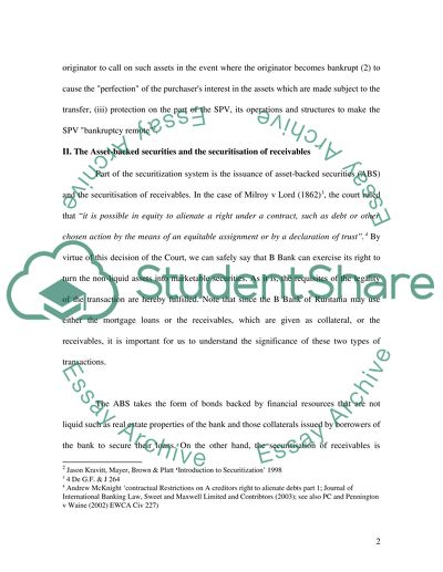 GLOBAL FINANCIAL MARKETS - LAW AND PRACTICE
