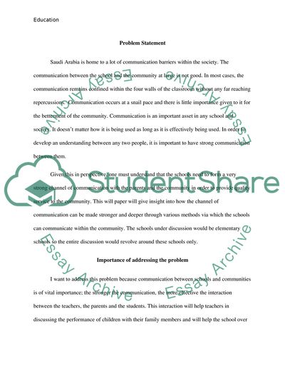 Inclusion of Parents and Teachers in a Learning Community