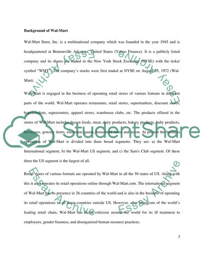 Needs Assessment on Walmart and thier Wal-Mart Biases against Women