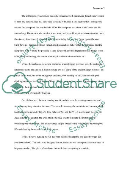 Cultural Activity Report