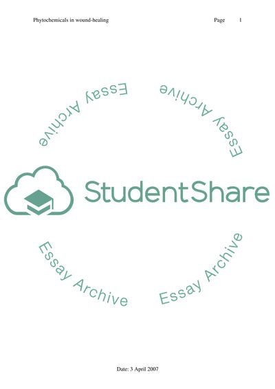 Phytochemicals in Wound-Healing