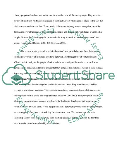 White Folks Do Not See the Racism in Society