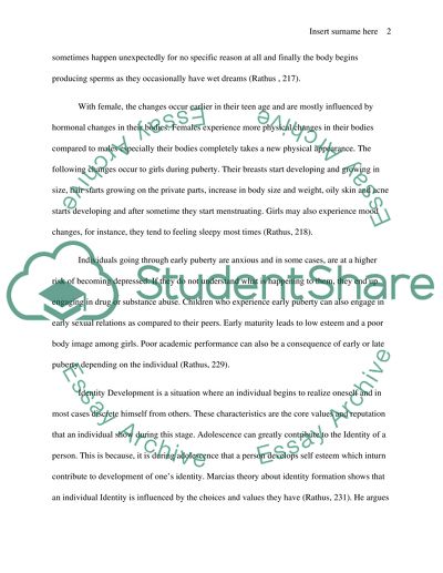 Childhood: Voyages in Development