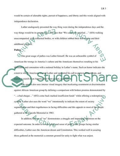 Martin luther king paper