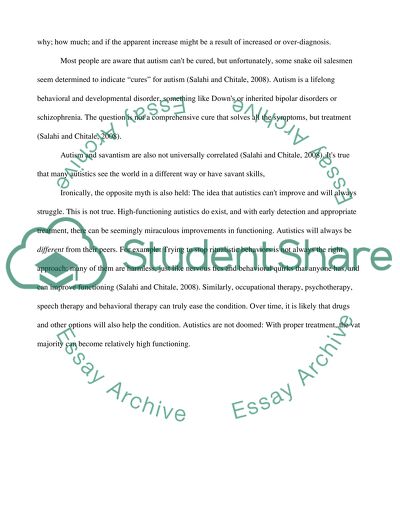 Myths and Facts about Autism and Treatments