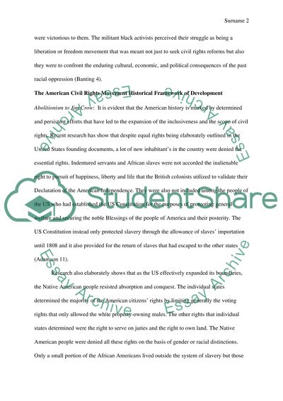 American Civil Rights Movement