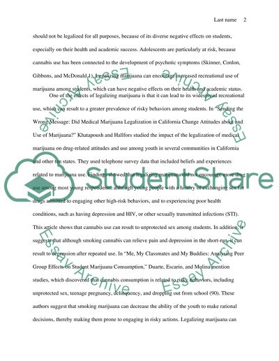 Marijuana and students