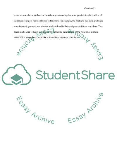 Schoolsville/Billy Collins