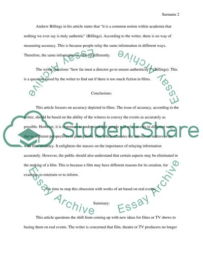 Biographical Omissions: The Case of a Beautiful Mind and the Search for Authenticity