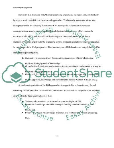 Knowledge Management