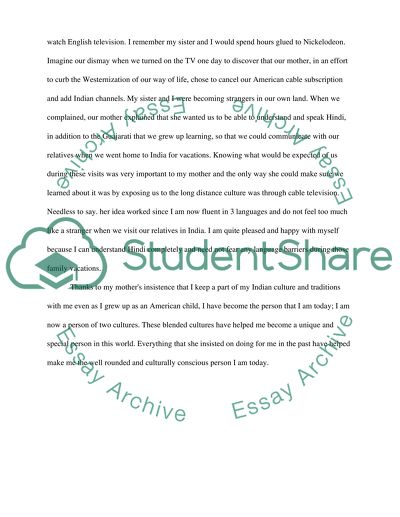 Topic of your choice