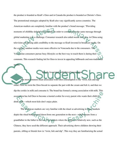 Kraft Marketing: Oreos Globally