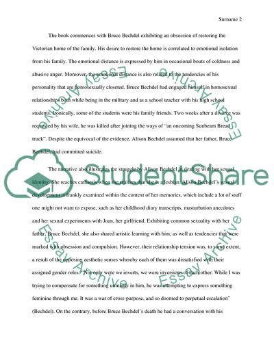 Analysis of Alison Bechdels Fun Home