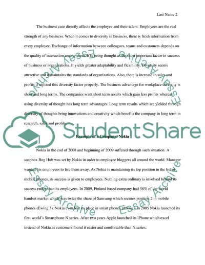 Diversity of Thought