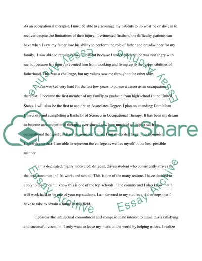 introduction to occupational therapy essay