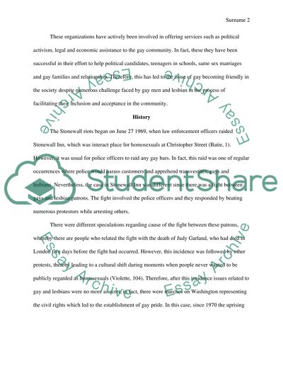 Gay rights research paper
