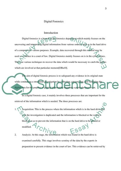Exposing Criminals Using Digital Forensics
