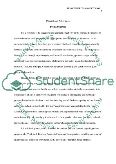 Principles of Advertising(Mini Campaign)