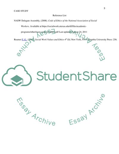 Social Work Values and Ethics