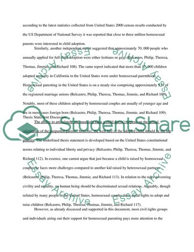 Homosexual Parenting