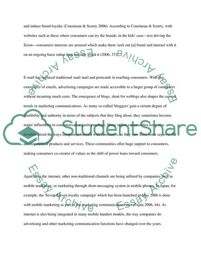 Current Trends in the Marketing Communications Environment