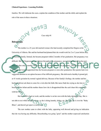 Portfolio for Community Health Nurses