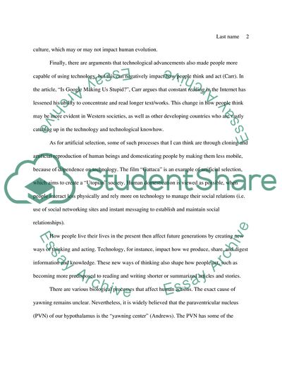 Biology and Human Behavior