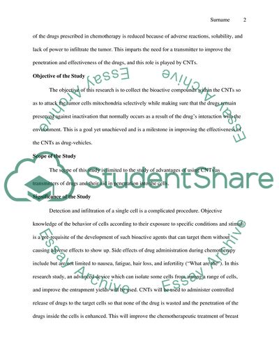 The Use of Carbon Nanotubes in Extraction of Drugs