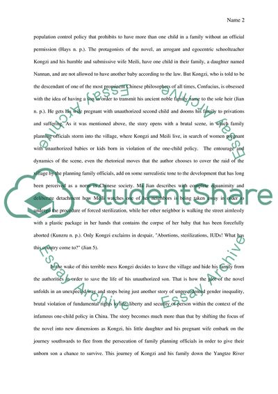 The Dark Road by Ma Jian and Negative Effects of Rapid Economic Development in China