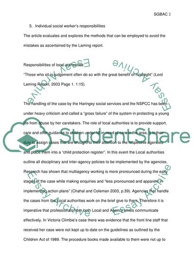 The Problem of Child Abuse