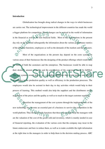 ABC and ABM : Together or separate