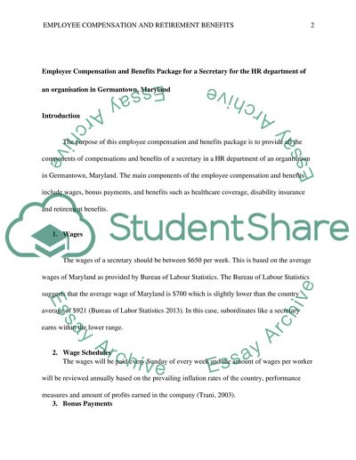 Employee Compensation and Benefits