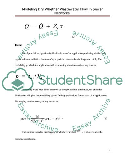 Modeling Dry Whether Wastewater Flow in Sewer Networks