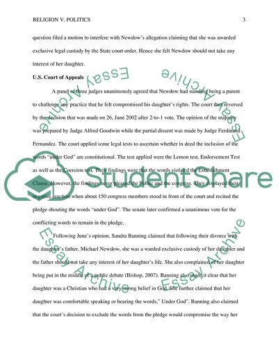 Alternatives to Incarceration, Religion v Politics