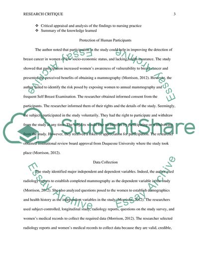 Quantitative Studies in Nursing Research