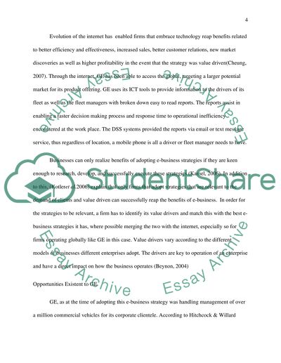 General Electric Company: Information and Communication Technologies