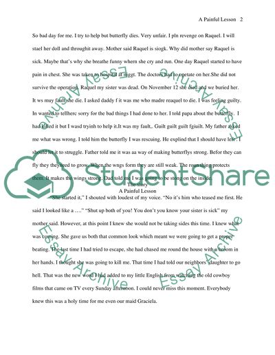 Painful Lesson from Life Experience