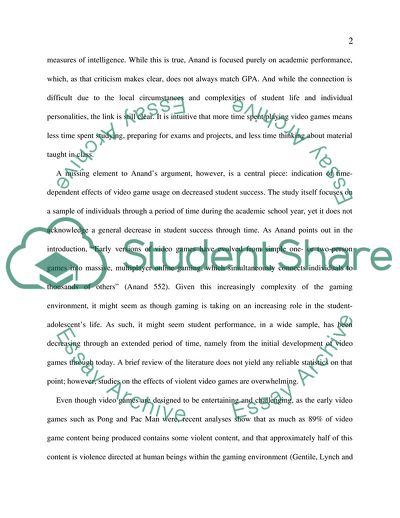 How Do the Negative Effects Outweigh the Positive in the Effects that Violent Video Games Have on Children