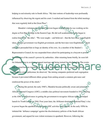 Nelson Mandelas Long Walk to Freedom